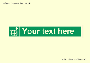 Custom sign safe condition Medical grab bag